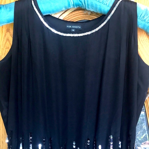 FOR JOSEPH  black mini dress - Picture 4 of 8